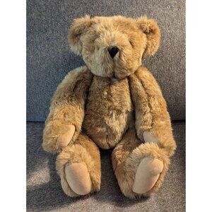 Authentic Vermont Teddy Bear Handmade Plush Toy - Brown Furry Collectible - Soft